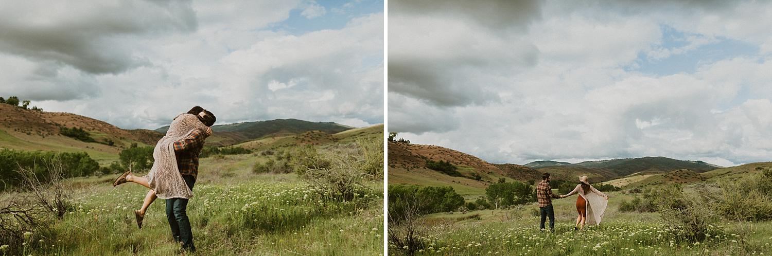 spring-couples-session-boise-foothills