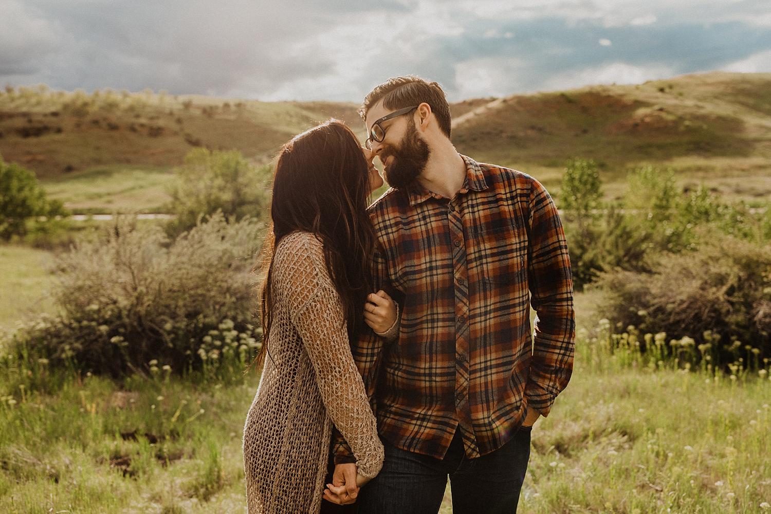spring-couples-session-boise-foothills